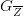 G{}_{\overline{Z}}