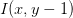 I(x, y - 1)