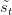 \tilde{s_{t}}